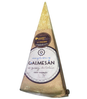 Morceau de fromage Galmesan vieilli