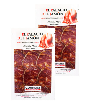 Pack de 2 - Chorizo pata negra bellota tranché 100 gr
