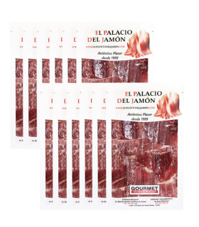 Lot 12 tranchés Épaule bellota 100% ibérique tranché 100 gr