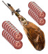 Pack de 33 sobres Jamón de bellota 100% ibérico DOP loncheado 100 gr