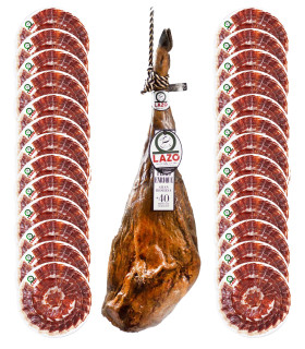 Lot 32 Jambon bellota pata negra 100% Iberique Grande réserve Pedro Enrique tranché 100 gr